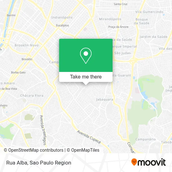 Rua Alba map