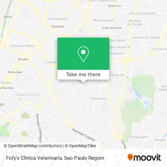 Fofy's Clinica Veterinaria map