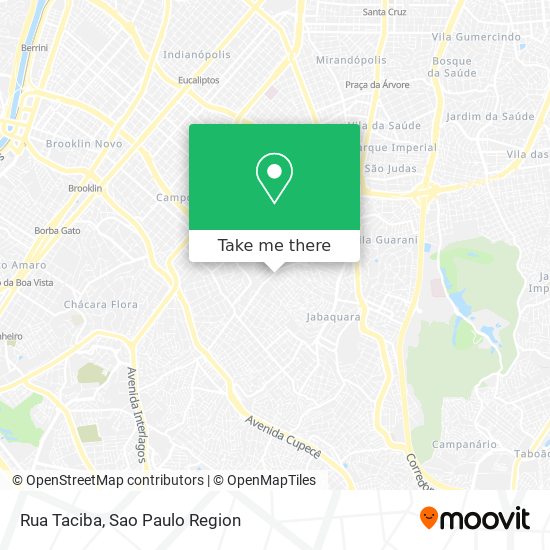 Rua Taciba map