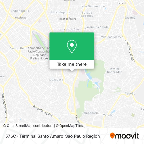 576C - Terminal Santo Amaro map