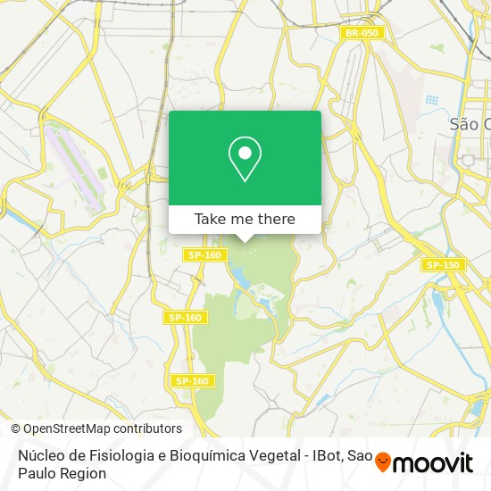 Núcleo de Fisiologia e Bioquímica Vegetal - IBot map