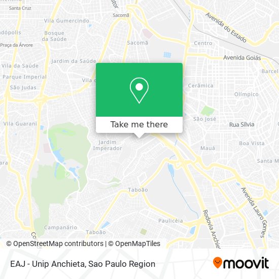 EAJ - Unip Anchieta map