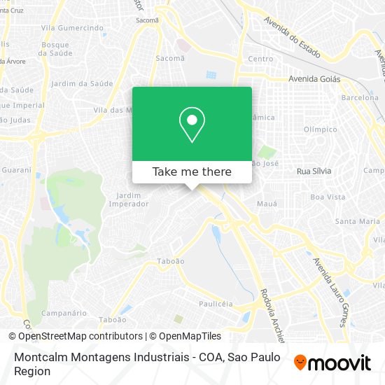 Mapa Montcalm Montagens Industriais - COA