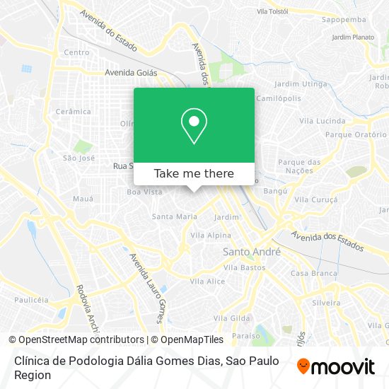 Clínica de Podologia Dália Gomes Dias map