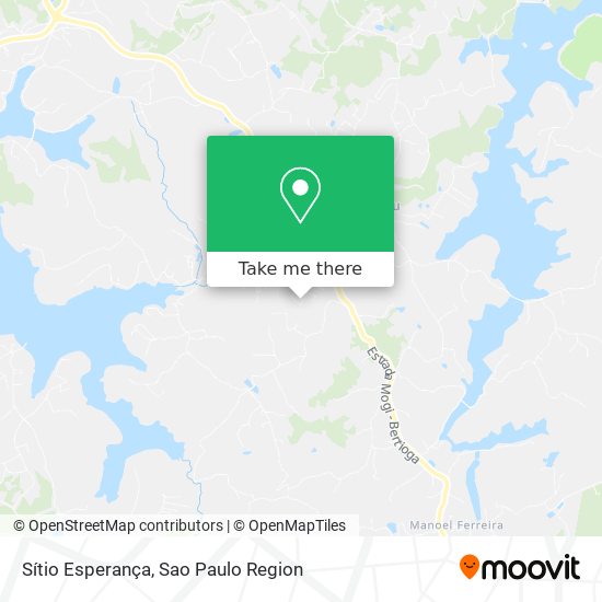 Sítio Esperança map