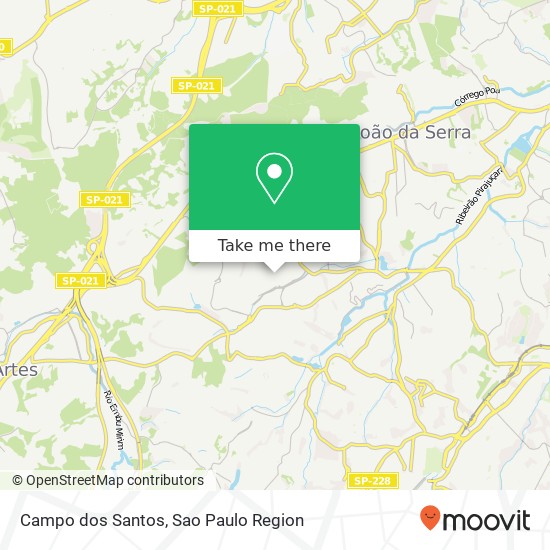 Campo dos Santos map