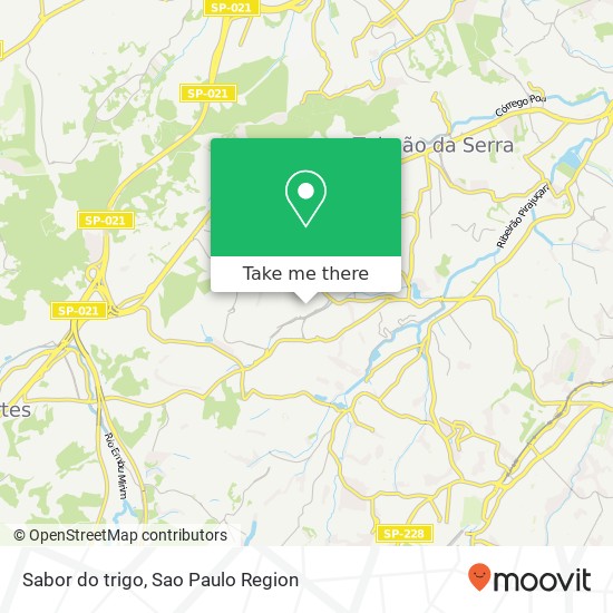 Mapa Sabor do trigo