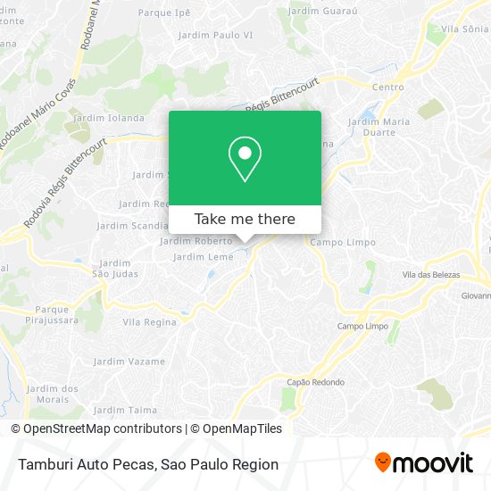 Mapa Tamburi Auto Pecas