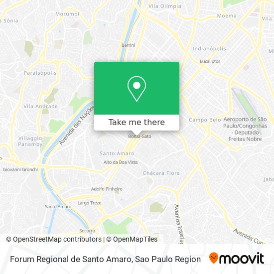 Forum Regional de Santo Amaro map