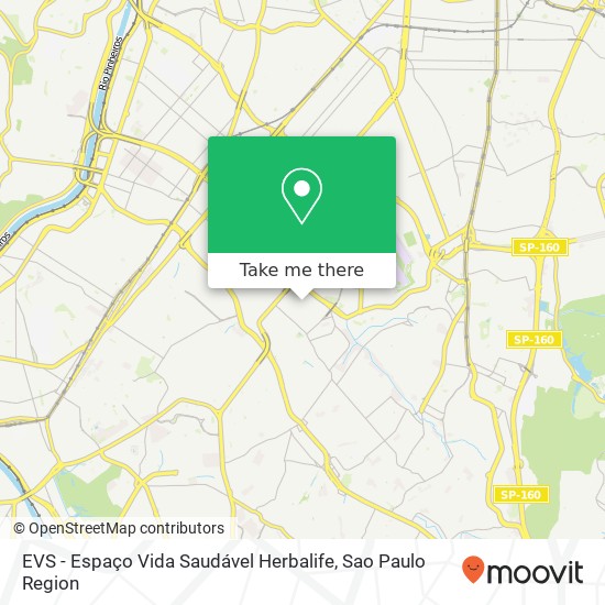 EVS - Espaço Vida Saudável Herbalife map