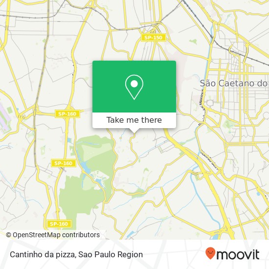 Cantinho da pizza map
