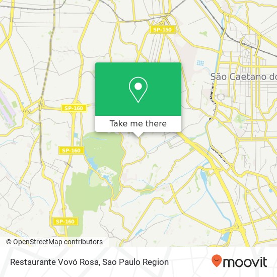 Mapa Restaurante Vovó Rosa