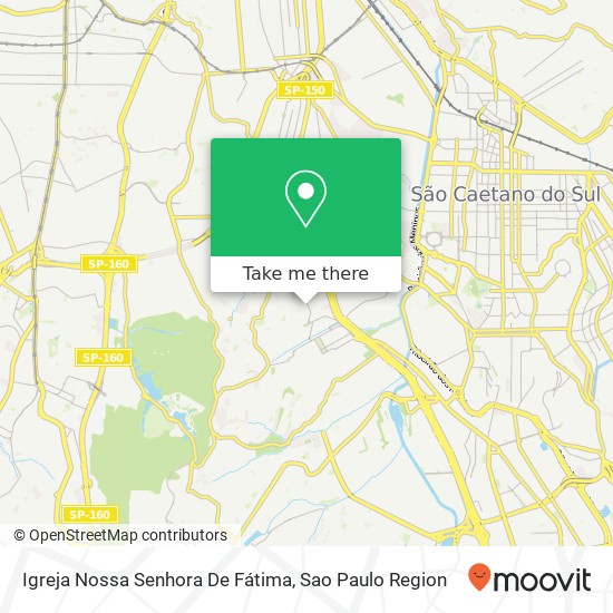 Mapa Igreja Nossa Senhora De Fátima