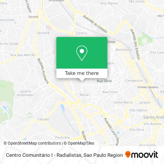 Centro Comunitário I - Radialistas map