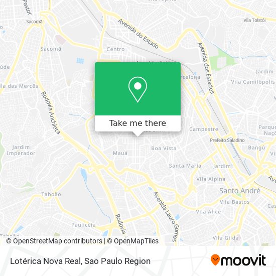Lotérica Nova Real map