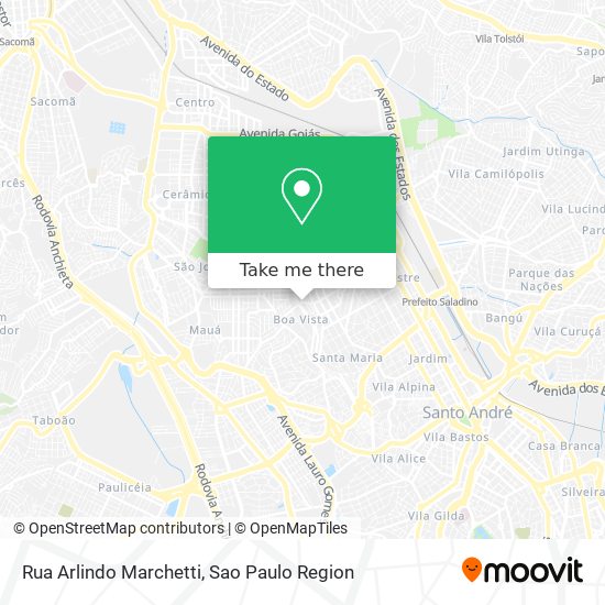 Rua Arlindo Marchetti map