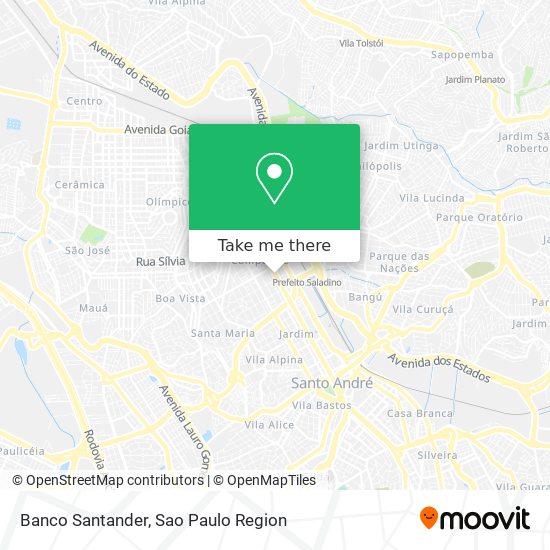 Banco Santander map