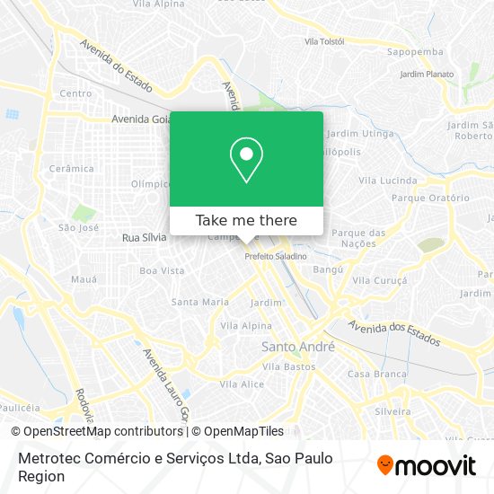 Metrotec Comércio e Serviços Ltda map