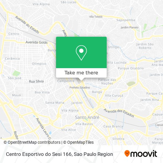 Centro Esportivo do Sesi 166 map