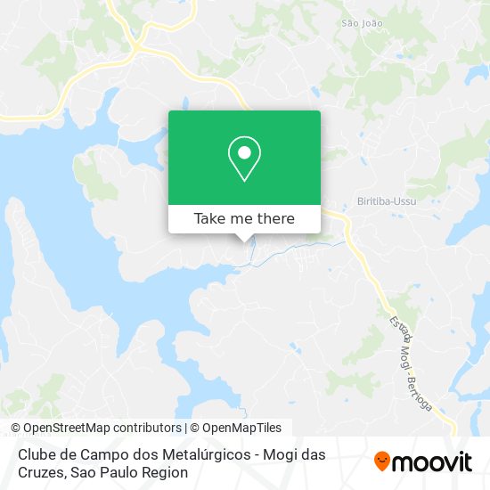 Clube de Campo dos Metalúrgicos - Mogi das Cruzes map