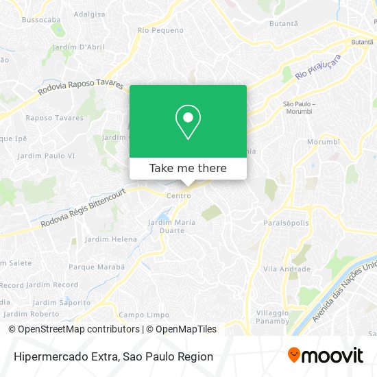 Hipermercado Extra map