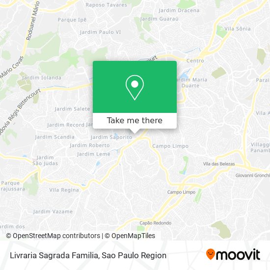 Livraria Sagrada Familia map