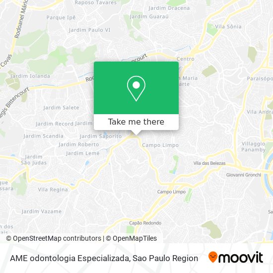 AME odontologia Especializada map