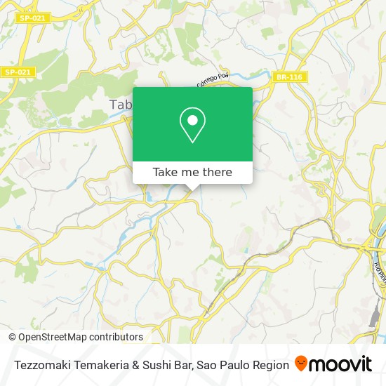 Mapa Tezzomaki Temakeria & Sushi Bar