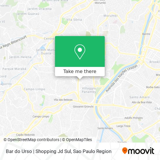 Bar do Urso | Shopping Jd Sul map