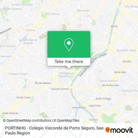 Mapa PORTINHO - Colégio Visconde de Porto Seguro