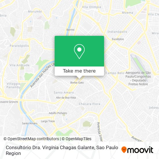 Consultório Dra. Virgínia Chagas Galante map