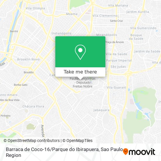 Barraca de Coco-16 / Parque do Ibirapuera map
