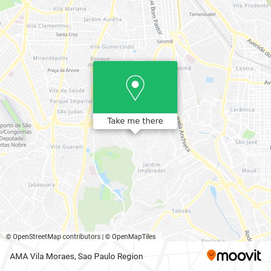 AMA Vila Moraes map