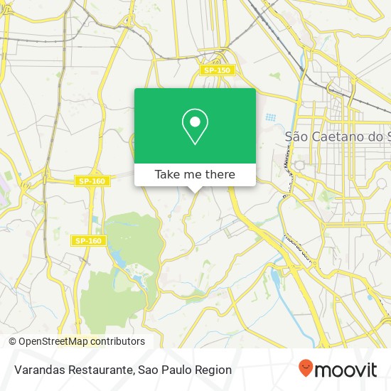 Mapa Varandas Restaurante