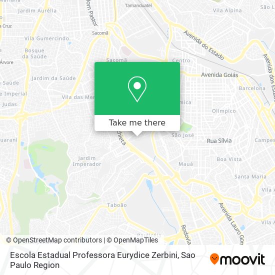 Escola Estadual Professora Eurydice Zerbini map