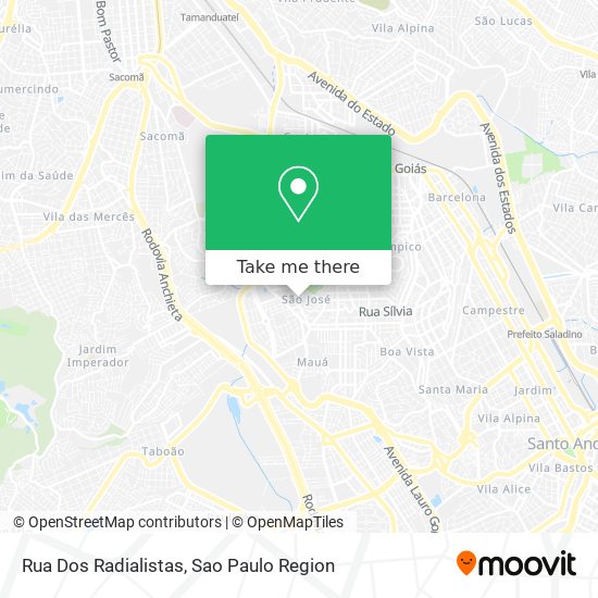 Rua Dos Radialistas map