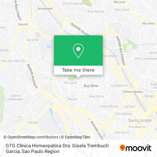 GTG Clínica Homeopática Dra. Gisela Trembuch Garcia map