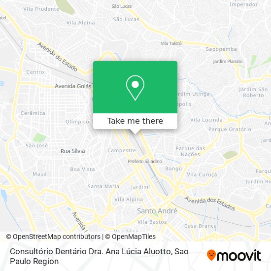 Consultório Dentário Dra. Ana Lúcia Aluotto map