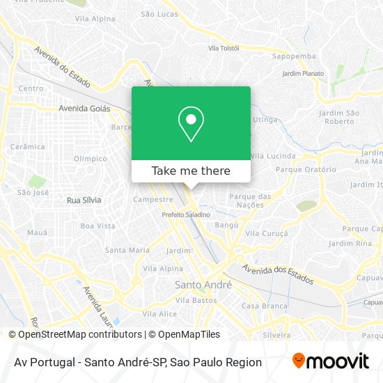 Av Portugal - Santo André-SP map