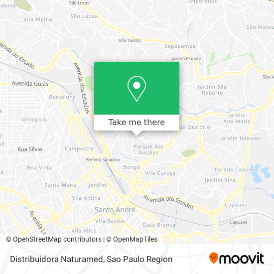Distribuidora Naturamed map