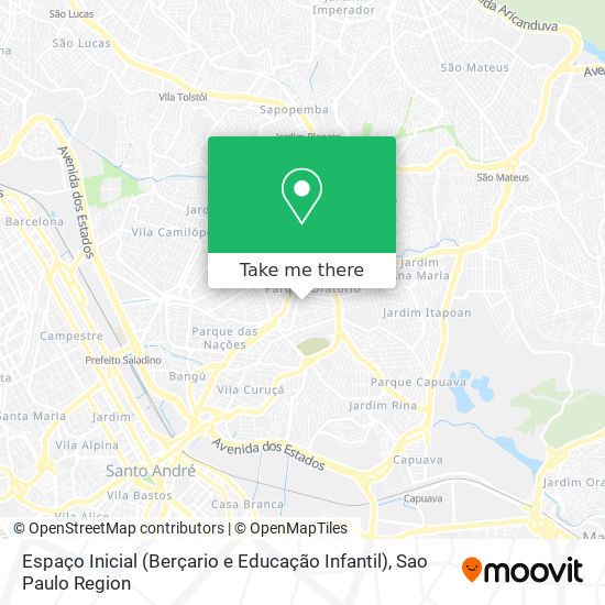 Espaço Inicial (Berçario e Educação Infantil) map