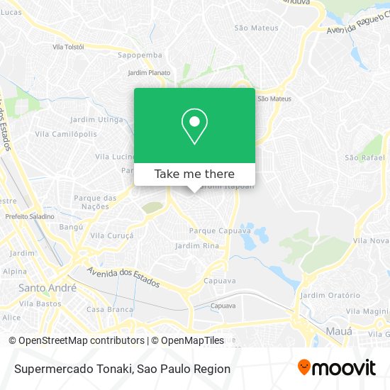 Supermercado Tonaki map