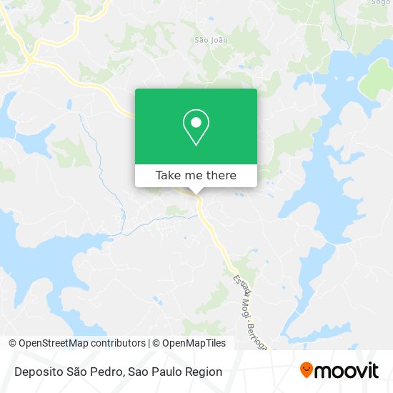 Deposito São Pedro map