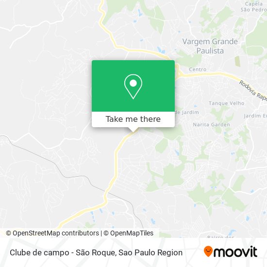 Clube de campo - São Roque map