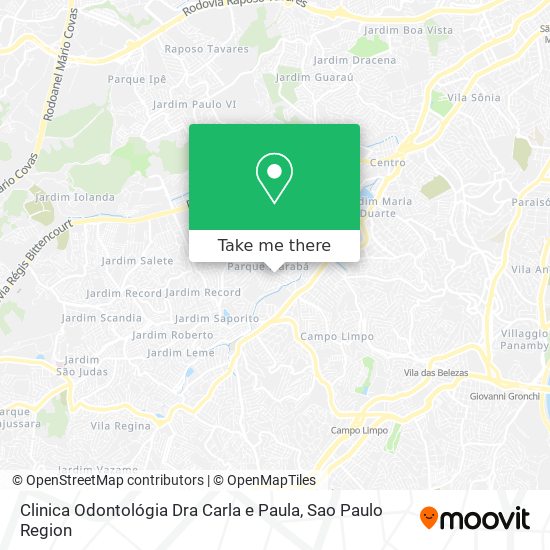Clinica Odontológia Dra Carla e Paula map
