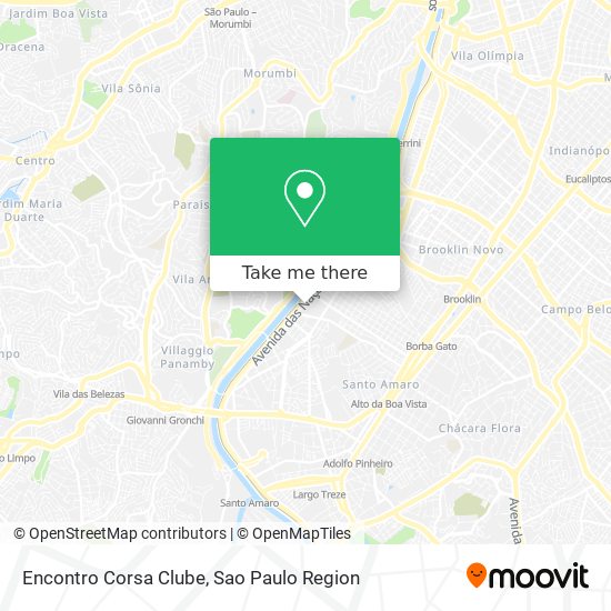 Encontro Corsa Clube map