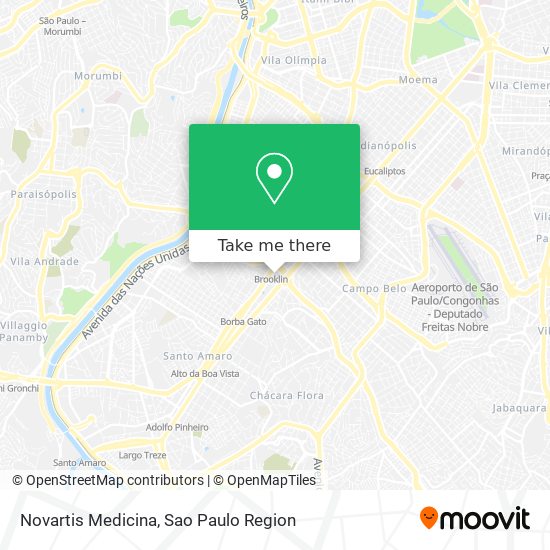 Novartis Medicina map
