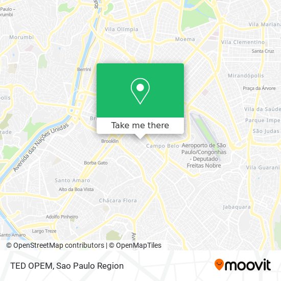 Mapa TED OPEM