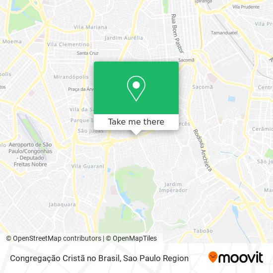 Congregação Cristã no Brasil map