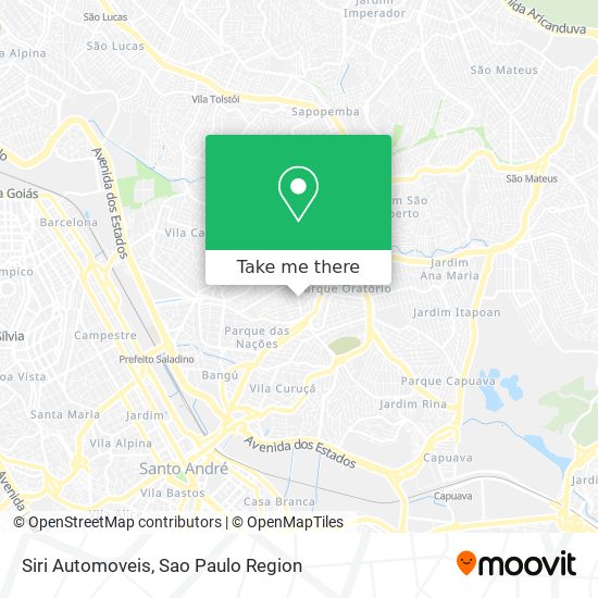 Siri Automoveis map